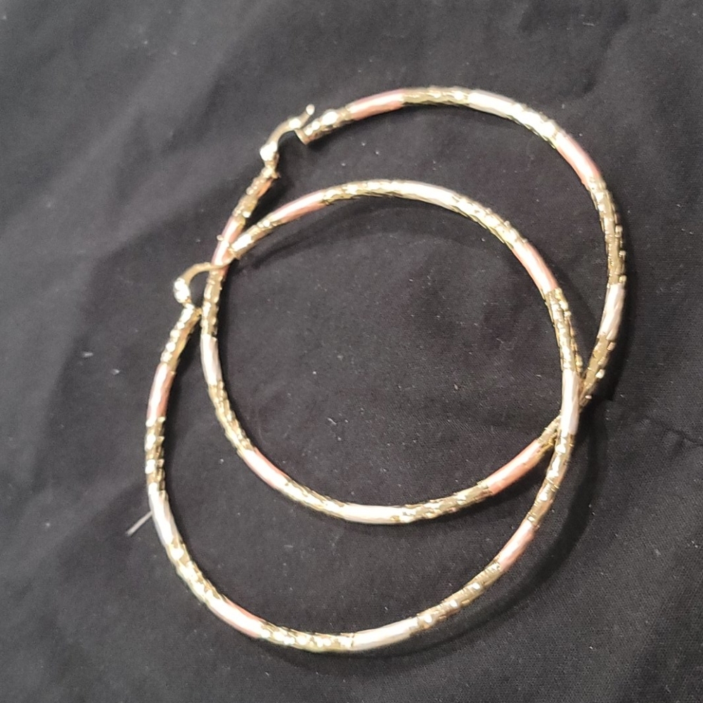 90mm hoop earrings